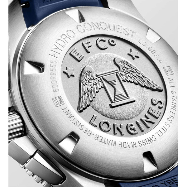 Zakręcany dekiel zegarka Longines HydroConquest Automatic L3.883.4.96.9