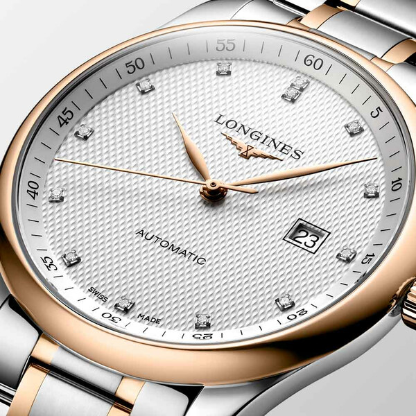 Longines L2.893.5.77.7 Master Collection zegarek z diamentami na tarczy