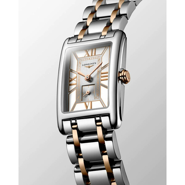 Zegarek ze złotymi elemntami Longines DolceVita L5.255.5.75.7