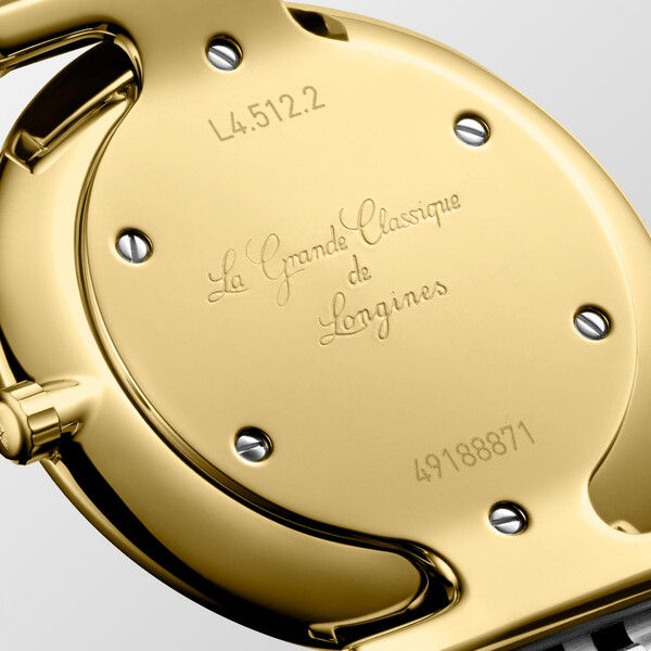 Pozłacany dekiel zegarka Longines La Grande Classique L4.512.2.11.7