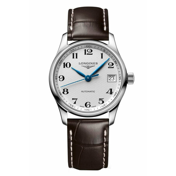 Automatyczny zegarek na skórzanym pasku Longines Master Collection L2.357.4.78.3