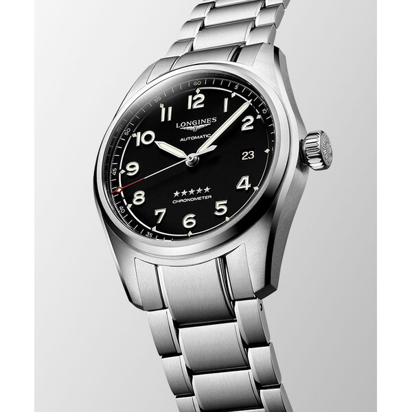 Longines Spirit Premium Edition L3.810.4.53.9 zegarek typu pilot