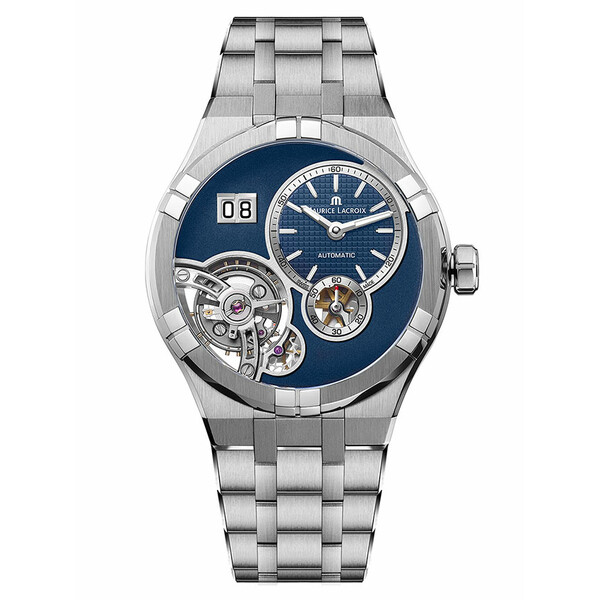 Maurice Lacroix Aikon Master Grand Date AI6118-SS00E-430-C zegarek na bransolecie