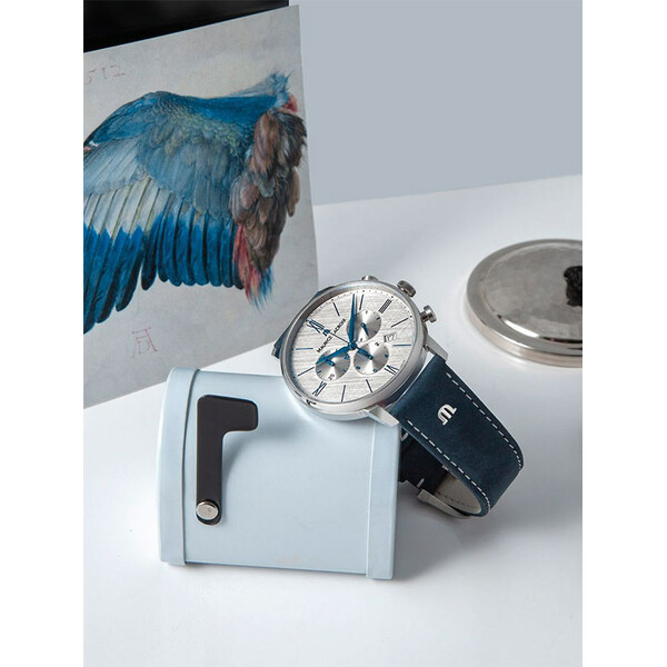 Maurice Lacroix Eliros Chronograph EL1098-SS001-114-1 zegarek z chronografem.