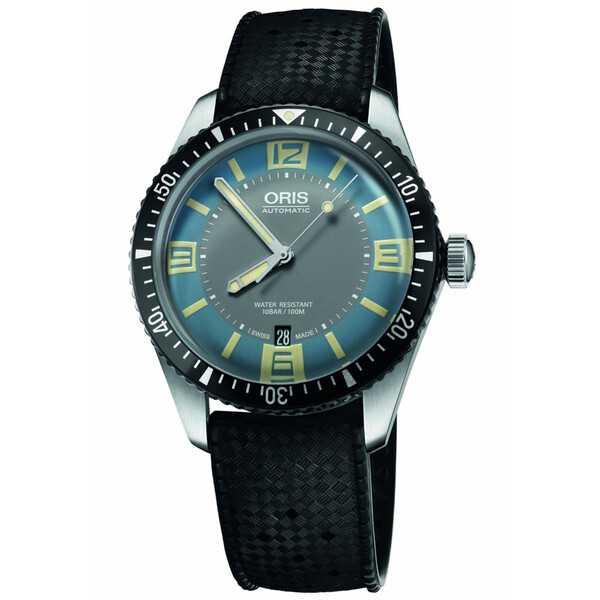 Zegarek nurkowy Oris Divers Sixty-Five 01 733 7707 4065-07 4 20 18 na pasku gumowym