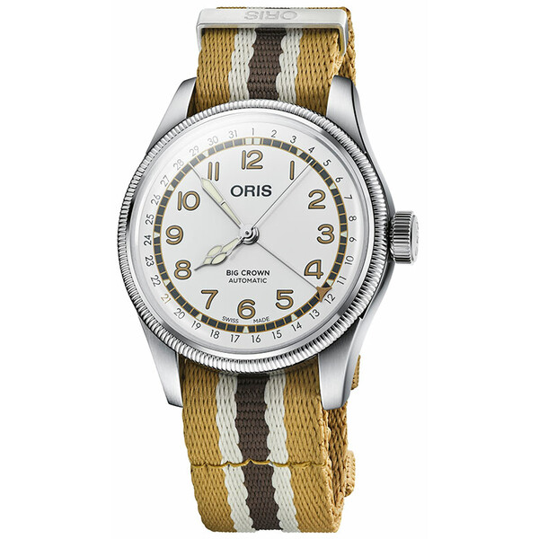 Oris Roberto Clemente 01 754 7741 4081-Set Limited Edition zegarek na pasku w stylu NATO.