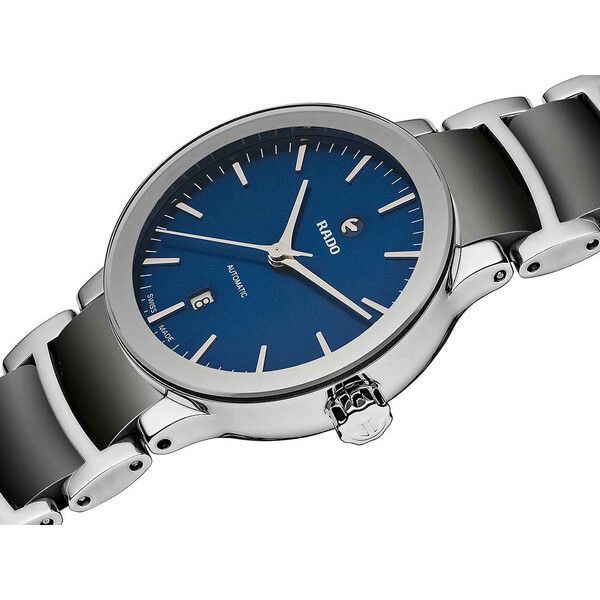 Rado Centrix Automatic Lady R30011202 zegarek z niebieską tarczą