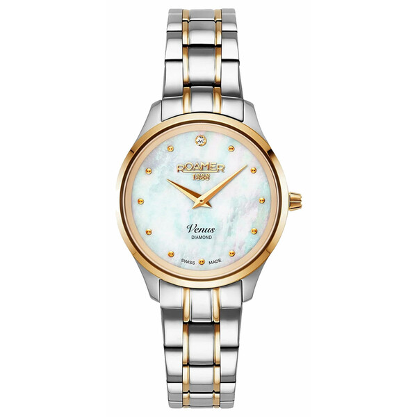 Roamer Venus Diamond zegarek damski z diamentem i masą perłową