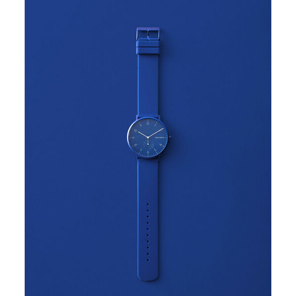 Skagen Aaren Kulor Blue Silicone 41mm SKW6508 zegarek męski