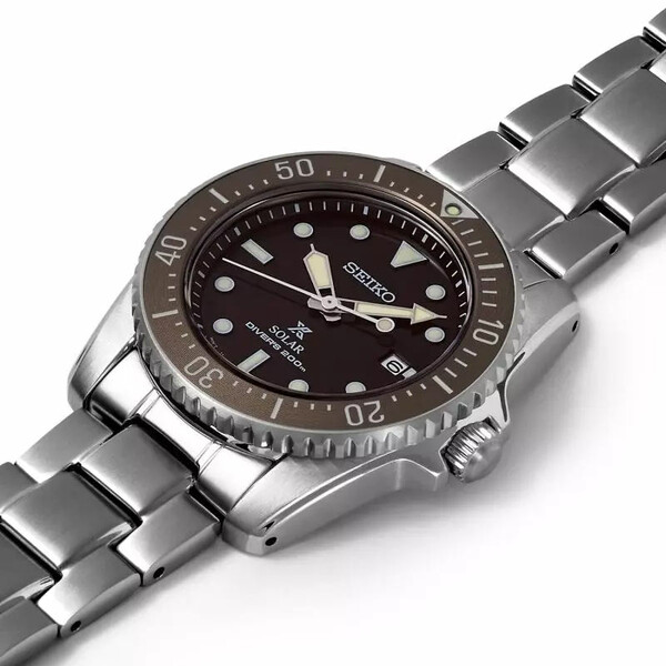 Solarny zegarek męski do nurkowania Seiko Prospex Compact Solar Scuba Diver