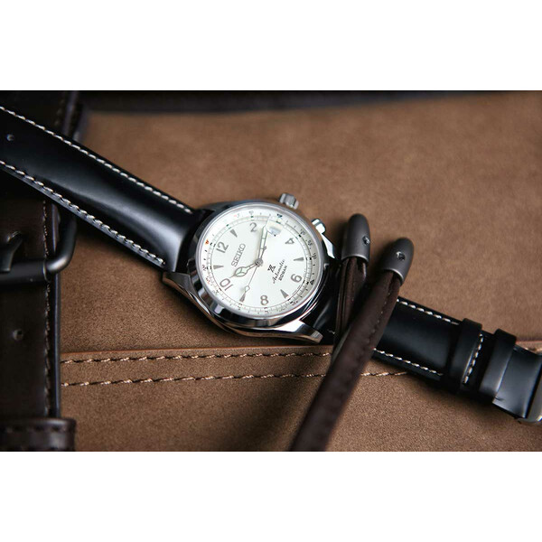 Seiko Prospex Alpinist SPB119J1 Automatic zegarek z białą tarczą