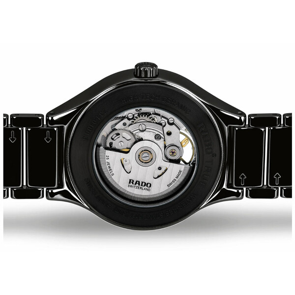 Zegarek z widocznym mechanizmem RADO