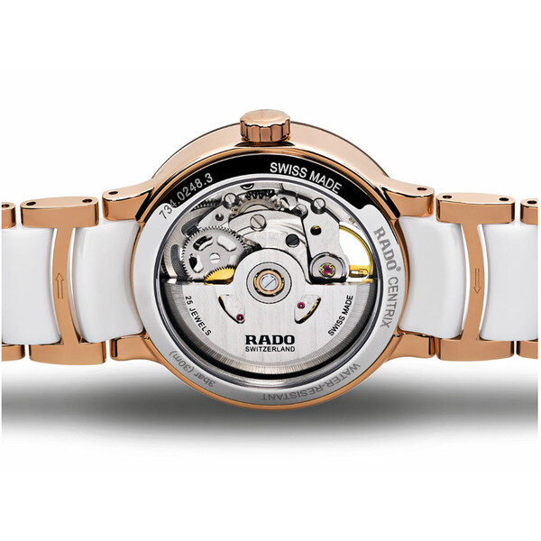 Zegarek ze szklanym tyłem RADO