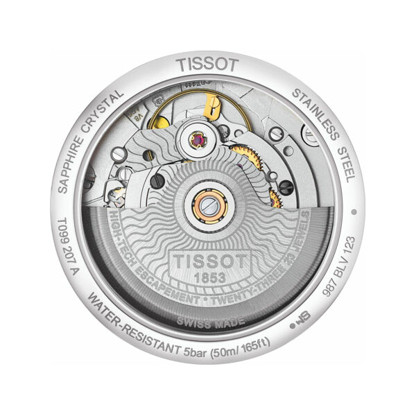 Tissot T099.207.22.118.02 Chemin Des Tourelles Automatic Lady damski zegarek