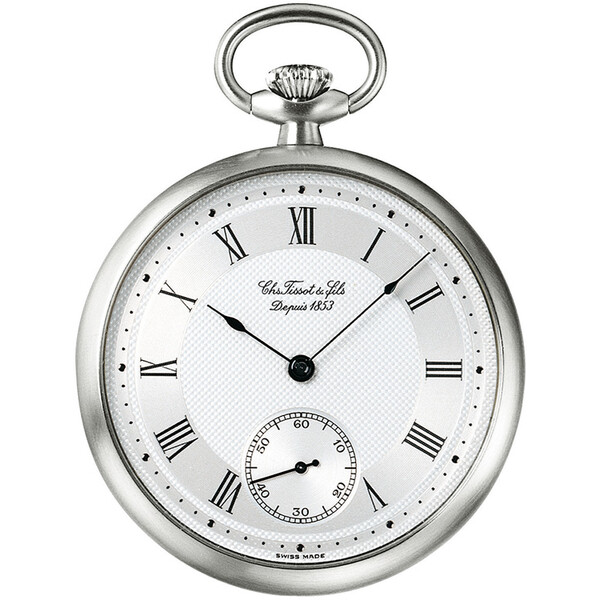 Męski zegarek kieszonkowy Tissot Lepine Mechanical T82.7.409.33