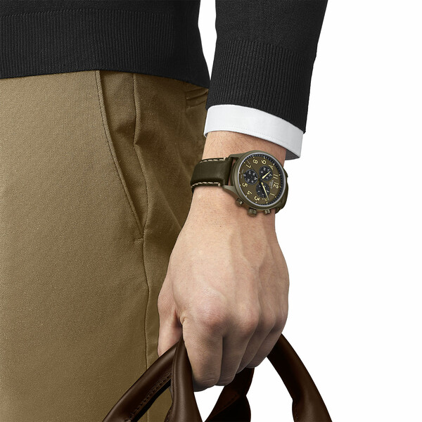 Duży zegarek męski z chronografem Tissot Chrono XL