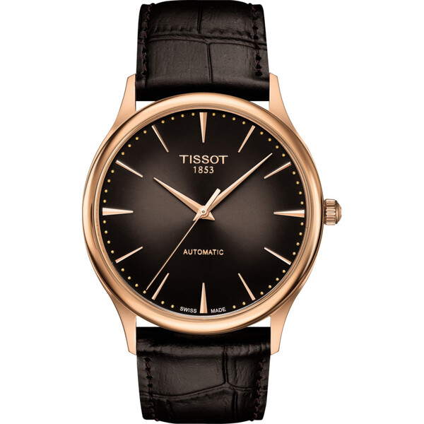 Zegarek złoty Tissot Excellence Automatic T926.407.76.291.00 męski GOLD 18K