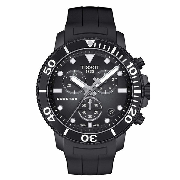 Tissot T120.417.37.051.02 Seastar 1000 Quartz zegarek męski typu DIVER. Model sportowy.