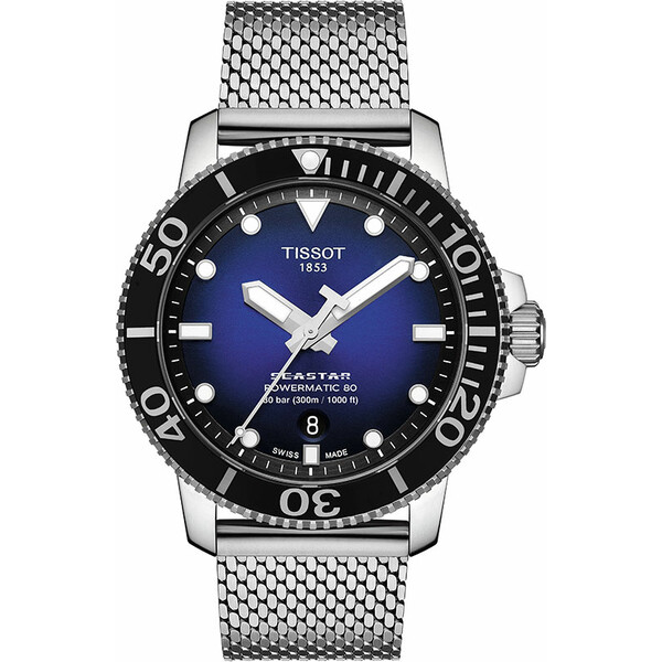 Tissot Seastar 1000 Automatic T120.407.11.041.02 zegarek na bransolecie mesh