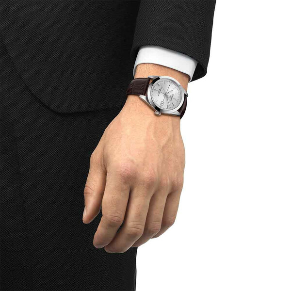 Tissot Gentleman Powermatic 80 Silicium T127.407.16.031.01 zegarek na ręce