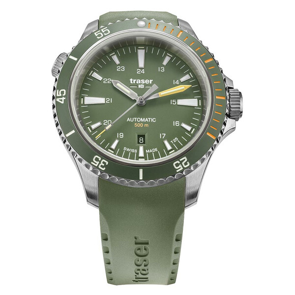 Zegarek do profesjonalnego nurkowania Traser P67 Diver Automatic Green T25 110327.