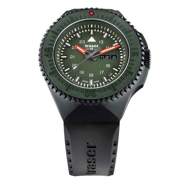 Traser P69 Black Stealth Green 109859 zielony zegarek