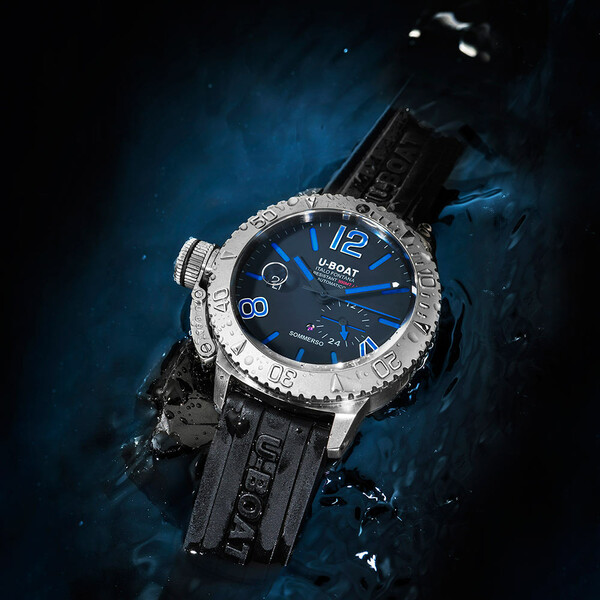 U-BOAT Sommerso Blue 9014 włoski zegarek.