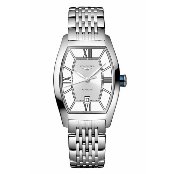 Szwajcarski zegarek Longines Evidenza L2.142.4.76.6 z jasnym cyferblatem.
