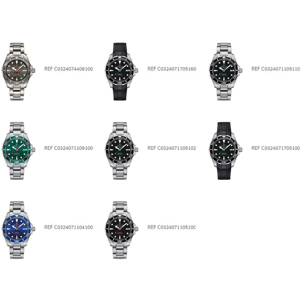 Bransoleta C605020876 pasuje wyłącznie do zegarków Certina DS Action Diver Automatic