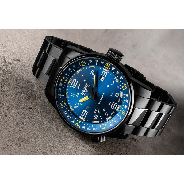 traser P68 Pathfinder Automatic Blue 109523 zegarek wojskowy.
