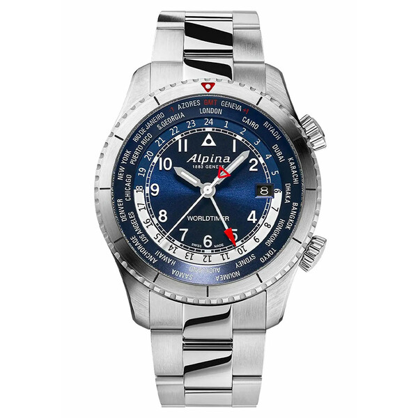 Męski zegarek GMT Alpina