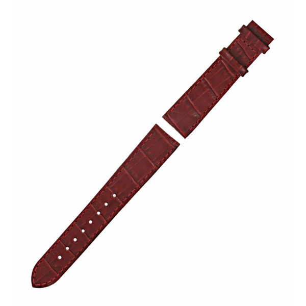 Czerwony, bordowy pasek 16 mm do zegarka Certina