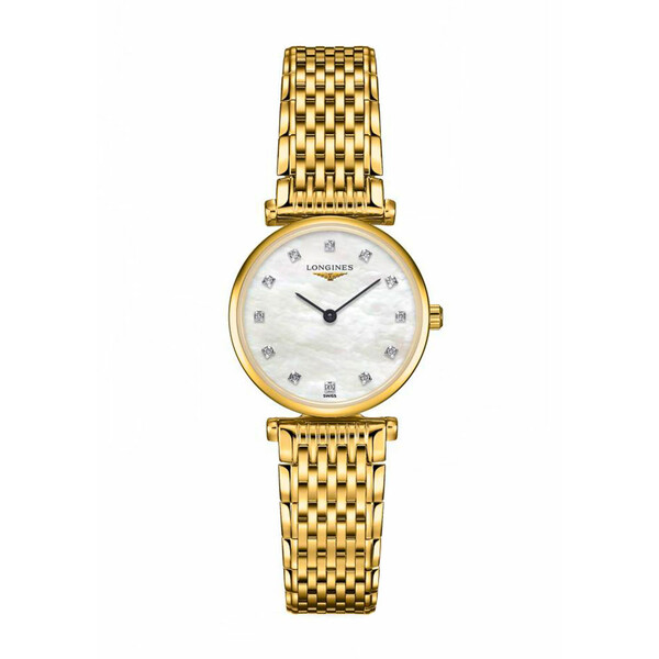 Pozłacany zegarek damski Longines La Grande Classique