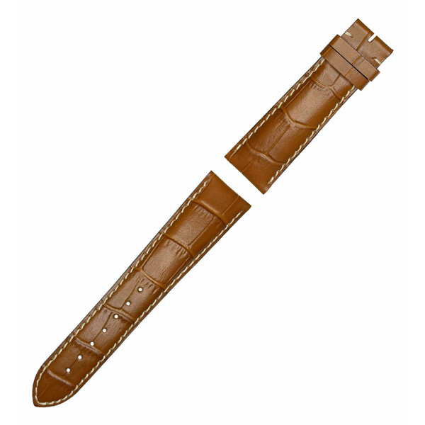 Złotobrązowy pasek do zegarka Longines 21 mm