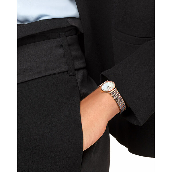 Klasyczny zegarek damski na bransolecie bikolor Longines La Grande Classique