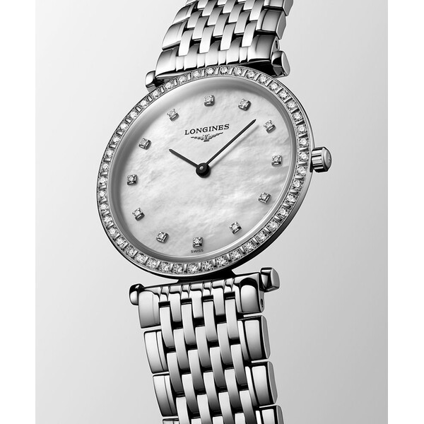 Srebrny zegarek damski Longines La Grande Classique Lady