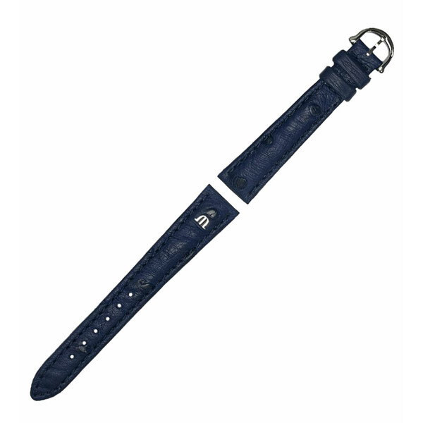 ML655-000064 pasek do zegarka 15 mm niebieski struś