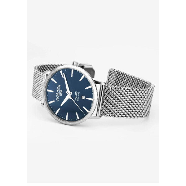 Zegarek Roamer z niebieską tarczą