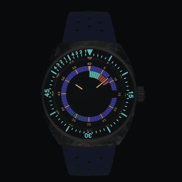 Podświetlona tarcza zegarka Tissot