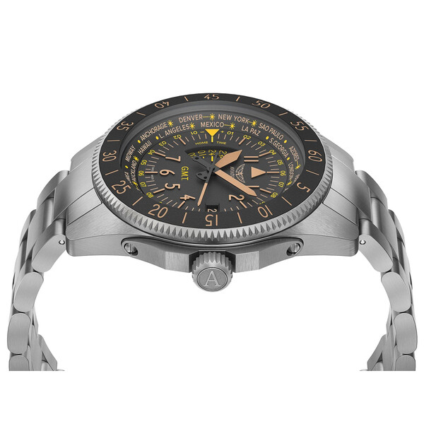 Zegarek ze strefami czasowymi Aviator Airacobra GMT