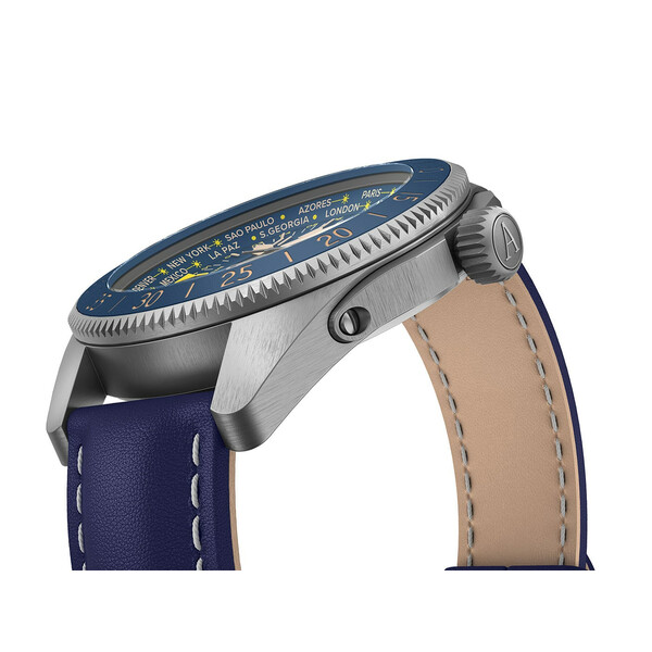 Zegarek męski w stylu lotniczym Aviator Airacobra GMT