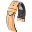 Pasek do zegarka Hirsch Birch rozmiar 22 mm kolor beżowy