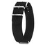 Czarny pasek NATO Hirsch Rush Recycle 20 mm