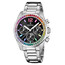 Festina Boyfriend Chronograph Rainbow zegarek damski z kolorowymi cyrkoniami