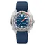 Męski zegarek nurkowy Doxa SUB 300 Caribbean z niebieskim paskiem gumowym