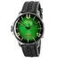 Zegarek męski U-BOAT Darkmoon 44 mm Green SS Soleil 8702 z zieloną tarczą