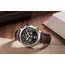 Czarna tarcza w zegarku Aerowatch Les Grandes Classiques Chrono Quartz A 89992 AA03