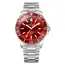 Zegarek męski z czerwoną tarczą Venezianico Nereide
