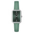 Prostokątny zegarek biżuteryjny Tissot SRV w kolorze zielonym