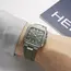 Zegarek Herbelin Cap Camarat Square Automatic 1646A116CK na zielonym pasku gumowym